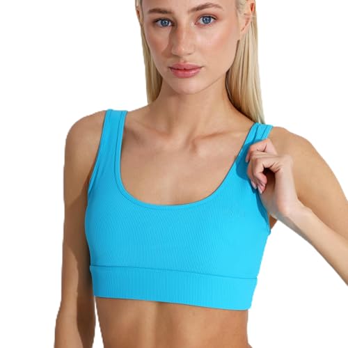 Carlheim Women's Active wear Sports Bra Ribbed Classic Helle, Pacific Blue, X-Large Carlheim Women's Active wear Sports Bra Ribbed Classic Helle, Pacific Blue, X-Large von Carlheim