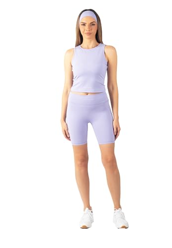 Carlheim Women's Serenita Active Collection Shorts 8", Lilac, X-Small von Carlheim