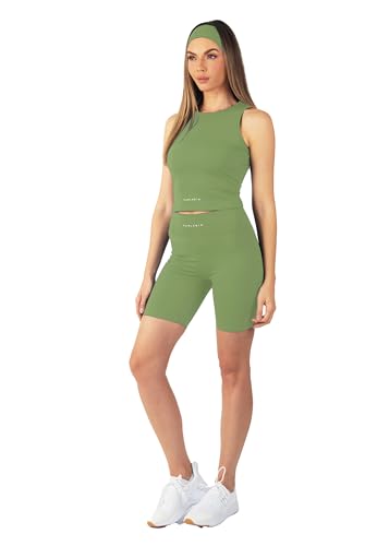 Carlheim Women's Serenita Active Collection Shorts 8", Olive, Small Carlheim Women's Serenita Active Collection Shorts 8", Olive, Small von Carlheim