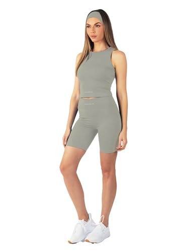 Carlheim Women's Serenita Active Collection Shorts 8", Stone, Medium Carlheim Women's Serenita Active Collection Shorts 8", Stone, Medium von Carlheim