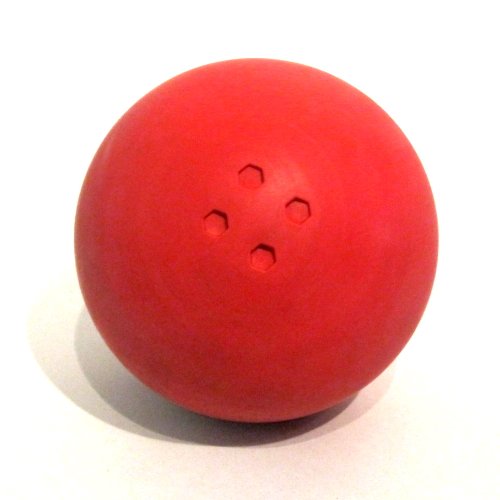 Boßelkugel aus Gummi (rot) von Carls GmbH