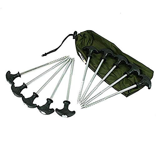 Carp-Corner - Zelt Biwak Heringe Mit Tasche 10x Carp-Corner - Zelt Biwak Heringe Mit Tasche 10x von NGT