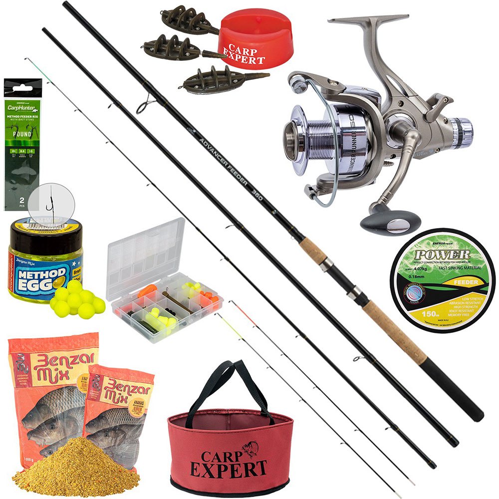 Carp Expert Advancer Method Fishing Combo Durchsichtig 3.90 m von Carp Expert