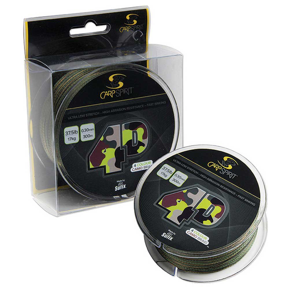 Carp Spirit 4-d Braided Line 1000 M Grün 0.260 mm Carp Spirit 4-d Braided Line 1000 M Grün 0.260 mm von Carp Spirit