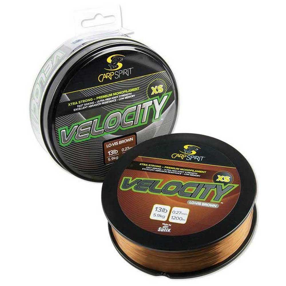 Carp Spirit Velocity Xs 5000 M Carpfishing Line Durchsichtig 0.400 mm von Carp Spirit