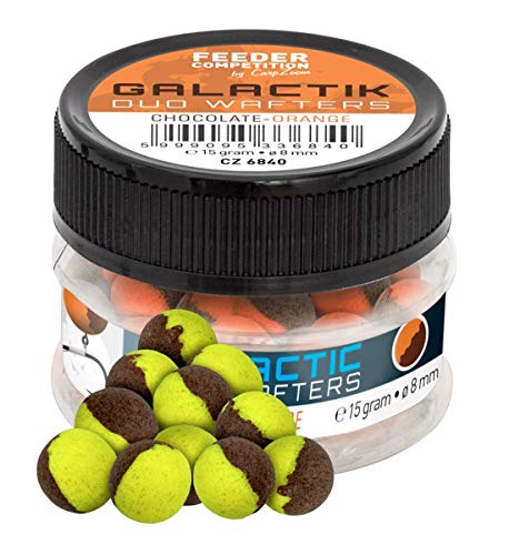 15g CARP ZOOM Galactic 10mm Method Duo Wafters Banana Bisquit von Carp Zoom