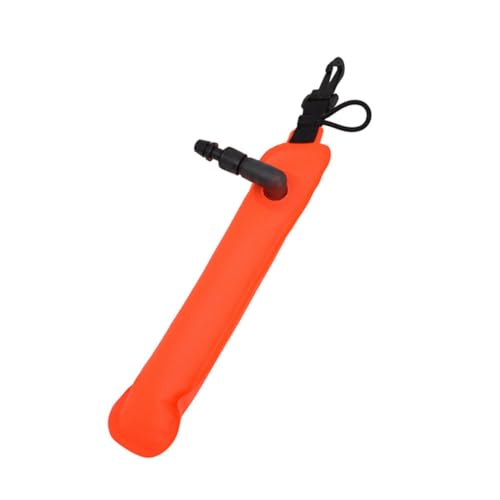 Carriere Scuba Diving SMB Mini Diving SMB Anhänger Aufblasbare Sicherheitswurst Signalrohr Oberflächenboje für Tauchbegeisterte Orange von Carriere