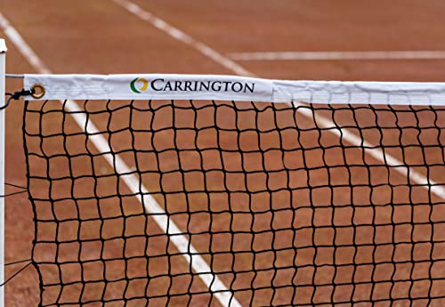 Carrington® 3mm-Tennisnetz - Club Turnier - Spezielles Matschnetz mit schmutzabweisendem Band! von Carrington