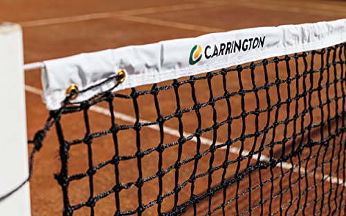 Carrington® Expert 3,5mm-Tennisnetz - Doppelmaschig - Spezielles Matschbodennetz mit oberem schmutzfreiem Band! von Carrington