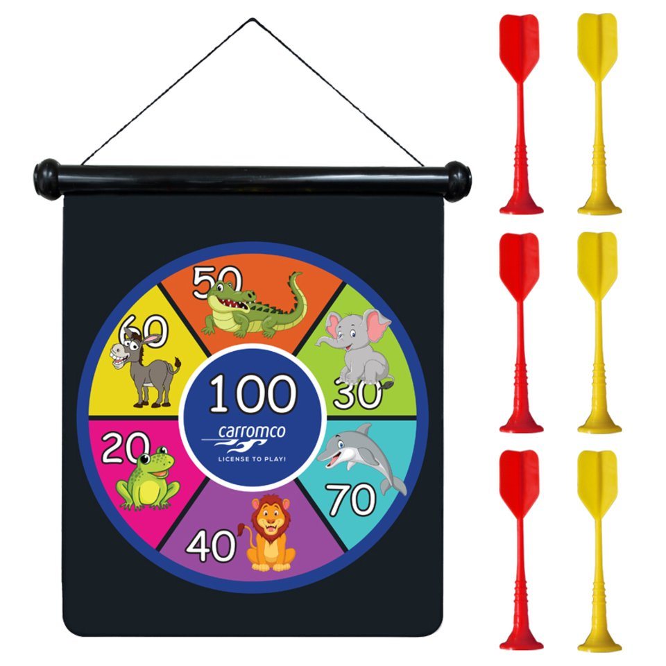 Carromco Dartscheibe Magna Kids, magnetisch, aufrollbar, (1-tlg), doppelseitig bedruckt von Carromco