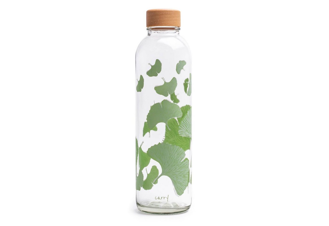 Carry Bottle Trinkflasche Carry-Bottle - FREE YOUR MIND 0,7 l, Hochwertige Trinkflasche aus Glas mit verschiedenen Aufdrucken. von Carry Bottle