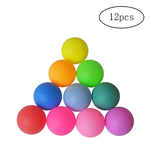 Carry stoneStandard 40mm Ping-Pong Bälle Schleifen Kunststoff Tischtennisball langlebig Bunte Ping-Pong Bälle zufällige Farbe 12 Stück langlebig und praktisch Carry stoneStandard 40mm Ping-Pong Bälle Schleifen Kunststoff Tischtennisball langlebig Bunte Ping-Pong Bälle zufällige Farbe 12 Stück langlebig und praktisch von Carry stone