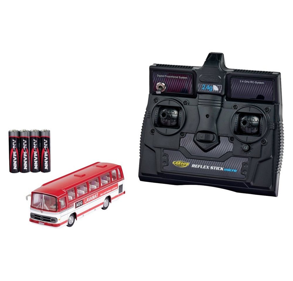 CARSON RC-Auto Carson RC Sport 504144 MB Bus O 302 AEG 1:87 RC Modellauto inkl. Ak von Carson