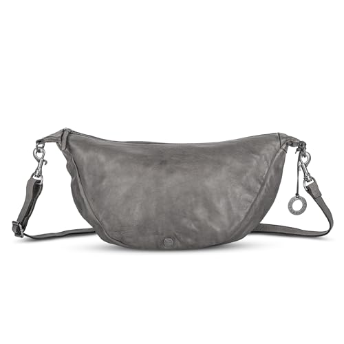 Cas8 Halbmondtasche LENI - Moon Bag groß mit verstellbarem Schultergurt, Umhängetasche aus Echtleder mit Reißverschluss, Schultertasche im Used-Look, dusty Cas8 Halbmondtasche LENI - Moon Bag groß mit verstellbarem Schultergurt, Umhängetasche aus Echtleder mit Reißverschluss, Schultertasche im Used-Look, dusty von Cas8