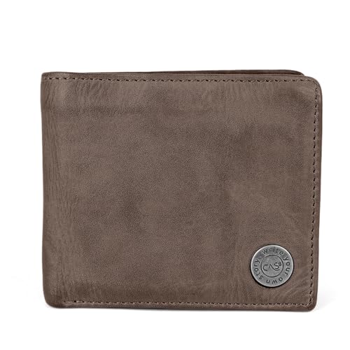 Cas8 schlankes Herren Portemonnaie Monty – Slim Wallet aus Leder mit RFID-Schutz, 8 Kartenfächer, 2 Steckfächer, 1 Münzfach und 2 Scheinfächer – hochwertige Lederbörse für Herren, braun Cas8 schlankes Herren Portemonnaie Monty – Slim Wallet aus Leder mit RFID-Schutz, 8 Kartenfächer, 2 Steckfächer, 1 Münzfach und 2 Scheinfächer – hochwertige Lederbörse für Herren, braun von Cas8
