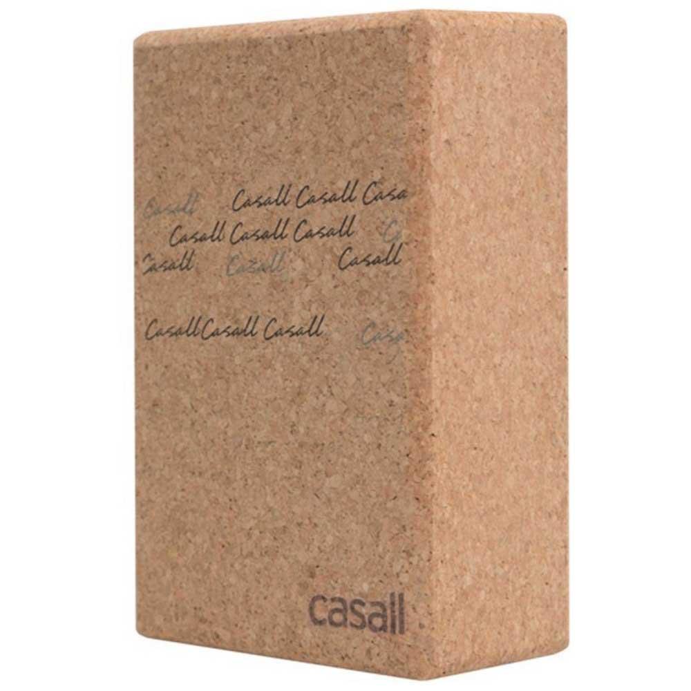 Casall Yoga Block Natural Cork Braun von Casall