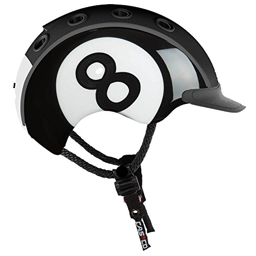 Casco Kinder Mini 2 8Ball Fahrradhelm, schwarz, S Casco Kinder Mini 2 8Ball Fahrradhelm, schwarz, S von Casco