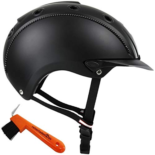 Casco Reithelm MISTRALL-1 schwarz S (50-54cm) + Hufkratzer Reiterladen24 von Casco