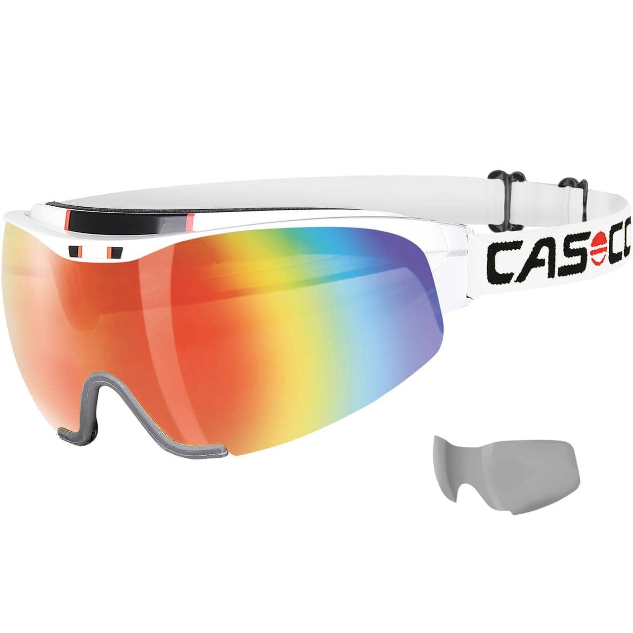 Casco Spirit Carbonic weiss/rainbow Casco Spirit Carbonic weiss/rainbow von Casco
