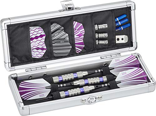 Casemaster Accolade Aluminium-Dartkoffer für 3 Stahlspitzen und weiche Dartpfeile. Schlankes Profil passt in Ihre Tasche und hält Ihre Darts makellos Casemaster Accolade Aluminium-Dartkoffer für 3 Stahlspitzen und weiche Dartpfeile. Schlankes Profil passt in Ihre Tasche und hält Ihre Darts makellos von Casemaster