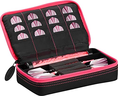 Casemaster Uni-Erwachsene Black with Pink Trim Dart Case Plazma, Rosa Rand Casemaster Uni-Erwachsene Black with Pink Trim Dart Case Plazma, Rosa Rand von Casemaster