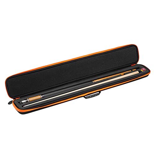 Casemaster Unisex-Erwachsene Parallax Billardqueue-Hüllen, Schwarz mit orangefarbenem Rand Casemaster Unisex-Erwachsene Parallax Billardqueue-Hüllen, Schwarz mit orangefarbenem Rand von Casemaster