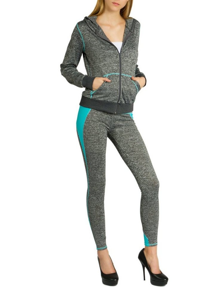 Caspar Trainingsanzug JG001 stylischer Damen Jogginganzug mit Kapuze Caspar Trainingsanzug JG001 stylischer Damen Jogginganzug mit Kapuze von Caspar