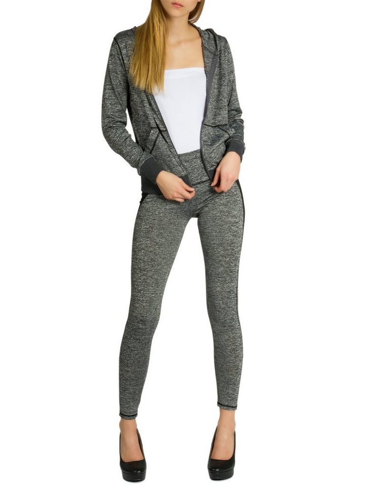 Caspar Trainingsanzug JG001 stylischer Damen Jogginganzug mit Kapuze Caspar Trainingsanzug JG001 stylischer Damen Jogginganzug mit Kapuze von Caspar