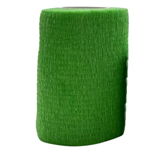 Casstad Grünes Selbstklebendes Elastisches Bandage-Wickelband für Kniestützpolster, Finger, Knöchel, Handfläche, Schulter von Casstad