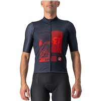 CASTELLI 13 Screen Kurzarmtrikot, für Herren, Größe M, Radtrikot, von Castelli