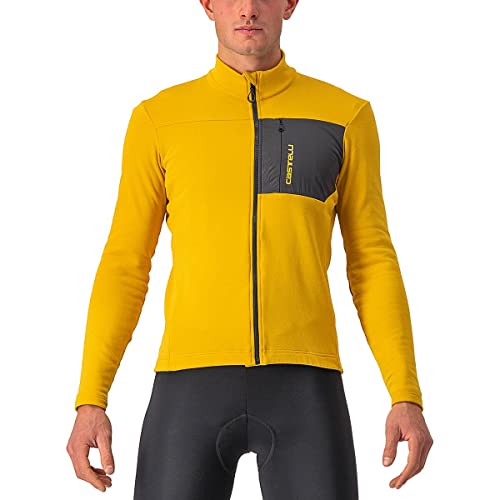 CASTELLI 4522505-755 UNLTD Trail Jersey Sweatshirt Herren Goldenrod/Dark Gray Größe XXL von CASTELLI