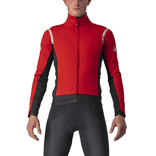 CASTELLI Herren Alpha Ros 2 Jacket, RED/SILVER REFLEX-DARK GRAY, S EU CASTELLI Herren Alpha Ros 2 Jacket, RED/SILVER REFLEX-DARK GRAY, S EU von CASTELLI