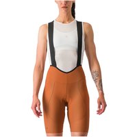 CASTELLI kurze Espresso Damen Trägerhose, Größe S, Radhose, von Castelli