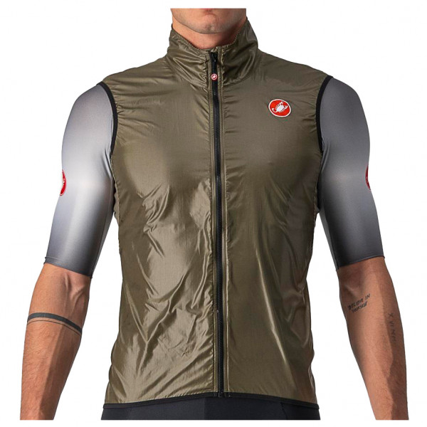 Castelli - Aria Vest - Fahrradweste Gr S braun von Castelli