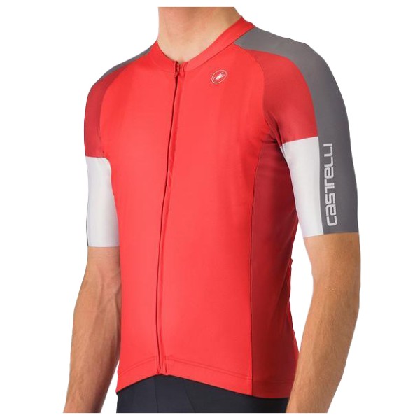 Castelli - Entrata 6 Jersey - Radtrikot Gr S rot von Castelli