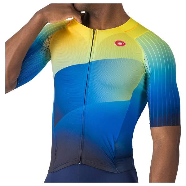 Castelli - Free Sanremo Tri Suit S/S - Radeinteiler Gr S blau von Castelli