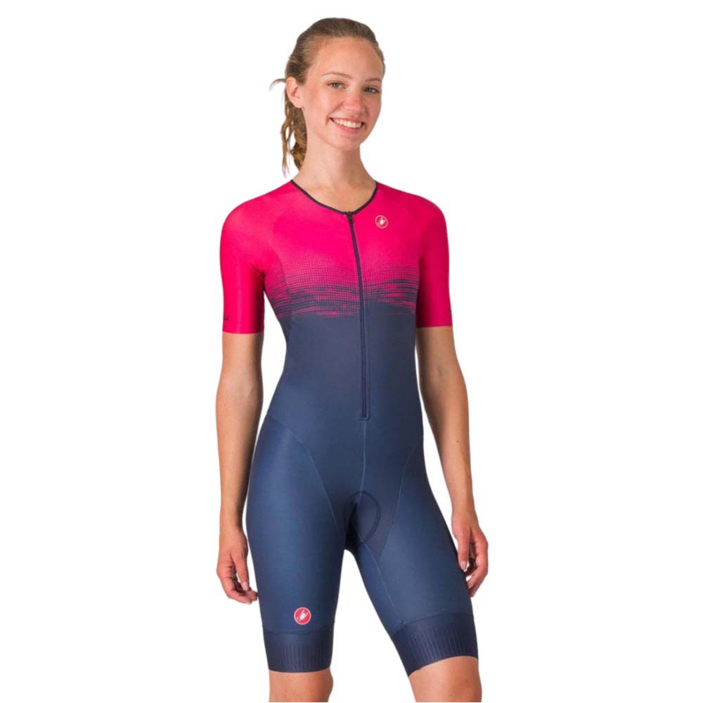 Castelli Integral Core Short Sleeve Trisuit Blau L Frau Castelli Integral Core Short Sleeve Trisuit Blau L Frau von Castelli