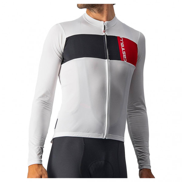 Castelli - Prologo 7 Long Sleeve Jersey - Radtrikot Gr XL grau von Castelli