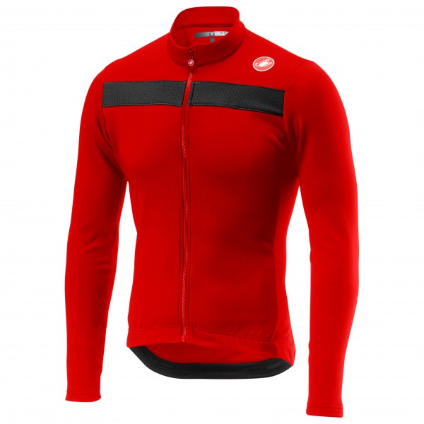 Castelli - Puro 3 Jersey Full Zip - Radtrikot Gr M rot von Castelli