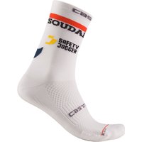 SOUDAL QUICK-STEP 2024 Radsocken, für Herren, Größe L-XL, Radlersocken, von Castelli