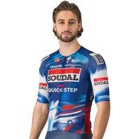 SOUDAL QUICK-STEP Race 2025 Kurzarmtrikot, für Herren, Größe L, Rennrad Trikot, von Castelli