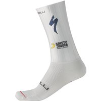 SOUDAL QUICK-STEP Race 2025 Radsocken, für Herren, Größe L-XL, Radlersocken, SOUDAL QUICK-STEP Race 2025 Radsocken, für Herren, Größe L-XL, Radlersocken, von Castelli