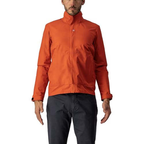 CASTELLI Herren COMMUTER RFX JACKET, Feuerrot, XL von CASTELLI