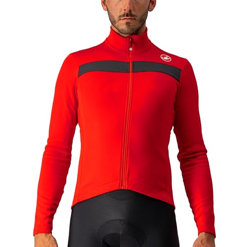 Castelli Men's Puro 3 Jersey FZ T-Shirt, RED/Black Reflex, L Castelli Men's Puro 3 Jersey FZ T-Shirt, RED/Black Reflex, L von CASTELLI