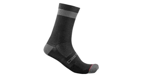 castelli alpha 18 socken schwarz   grau von Castelli