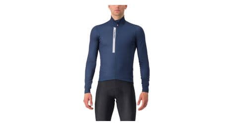 castelli entrata thermal langarmtrikot blau von Castelli