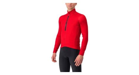 castelli entrata thermal langarmtrikot rot von Castelli