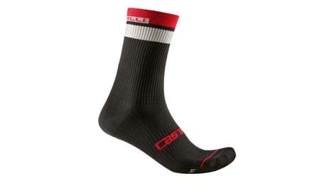 castelli gara thermal 18 socken schwarz rot von Castelli