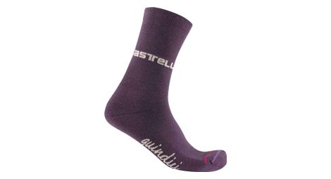 castelli quindici soft merino socken violett von Castelli