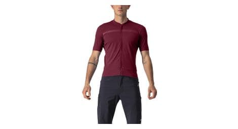 castelli unlimited allroad kurzarmtrikot bordeaux von Castelli